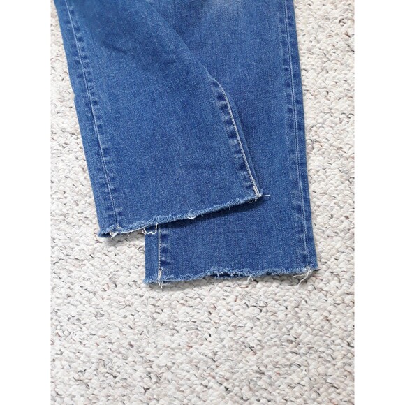 28 Buckle Vervet 90's Midrise Crop Straight Leg Raw Hem - Picture 3 of 8